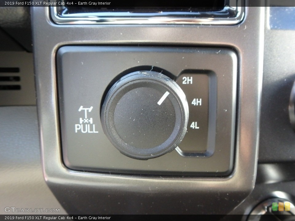 Earth Gray Interior Controls for the 2019 Ford F150 XLT Regular Cab 4x4 #133811999