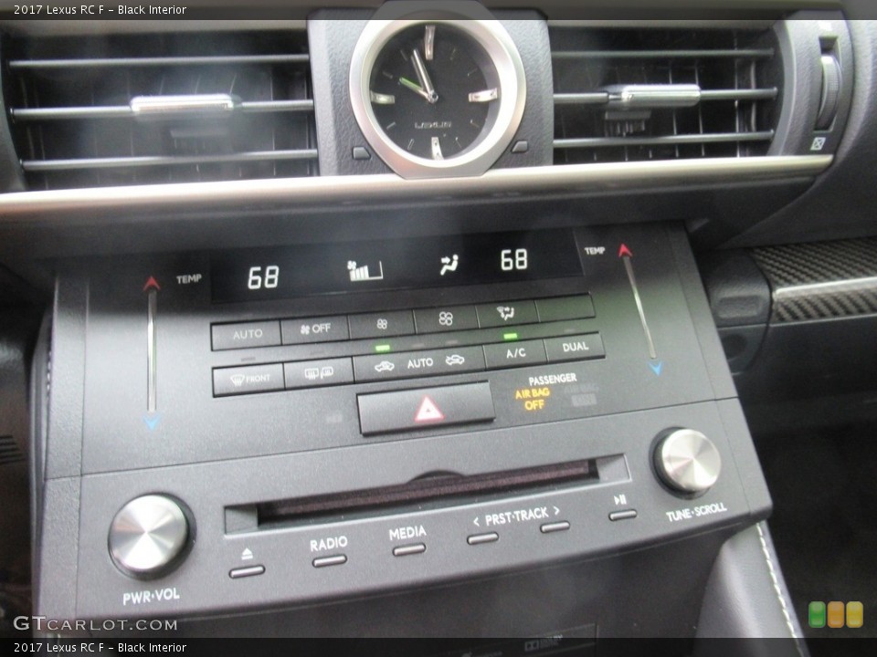Black Interior Controls for the 2017 Lexus RC F #133818758