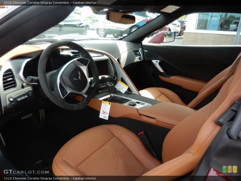 Kalahari Interior Photo for the 2019 Chevrolet Corvette Stingray Convertible #133823495