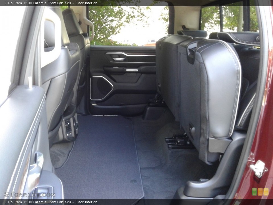 Black Interior Rear Seat for the 2019 Ram 1500 Laramie Crew Cab 4x4 #133826840