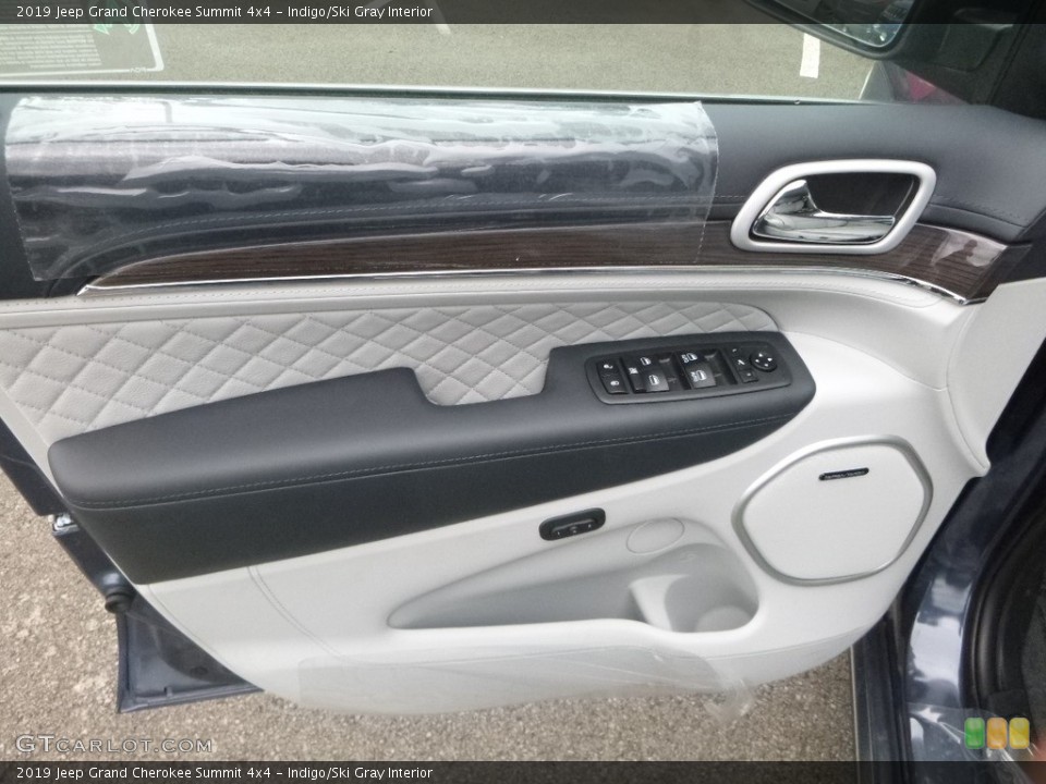Indigo/Ski Gray Interior Door Panel for the 2019 Jeep Grand Cherokee Summit 4x4 #133829139