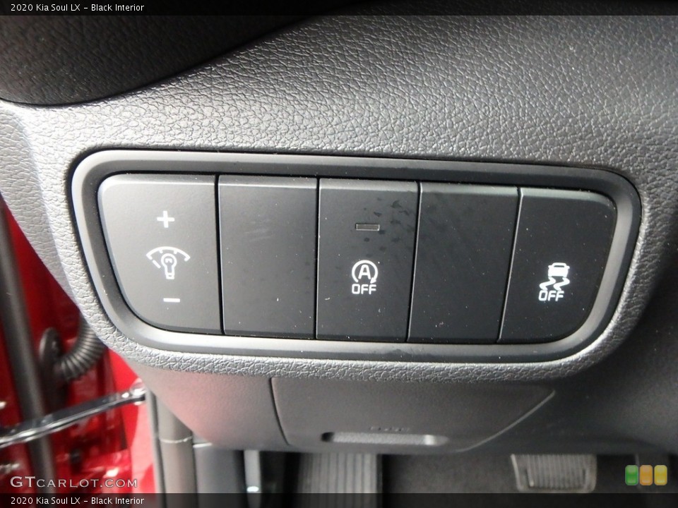 Black Interior Controls for the 2020 Kia Soul LX #133833312
