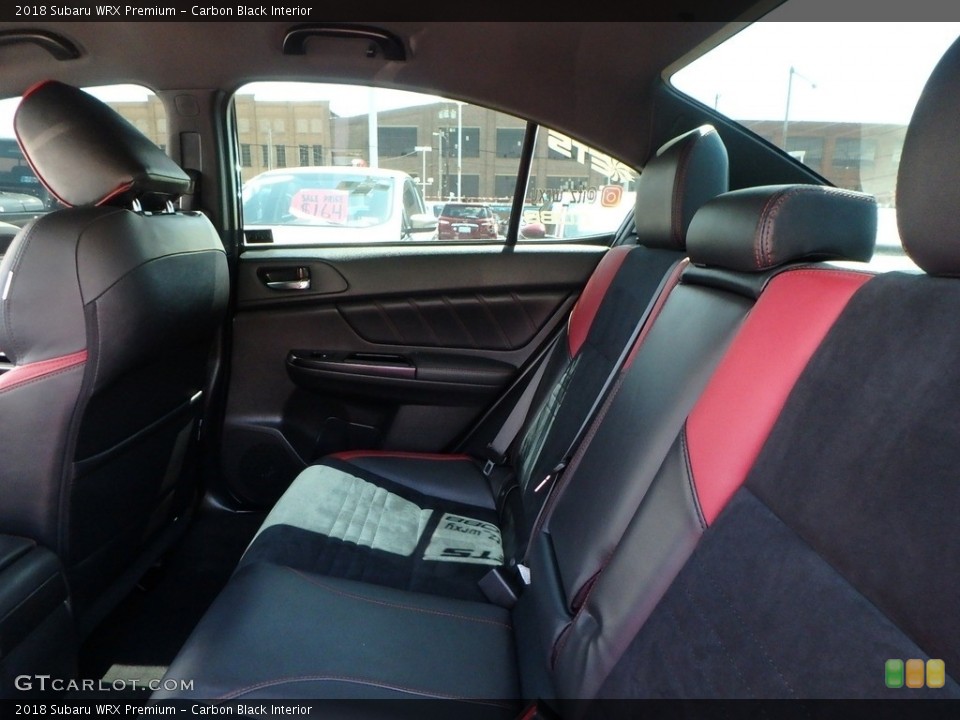 Carbon Black Interior Rear Seat for the 2018 Subaru WRX Premium #133844059