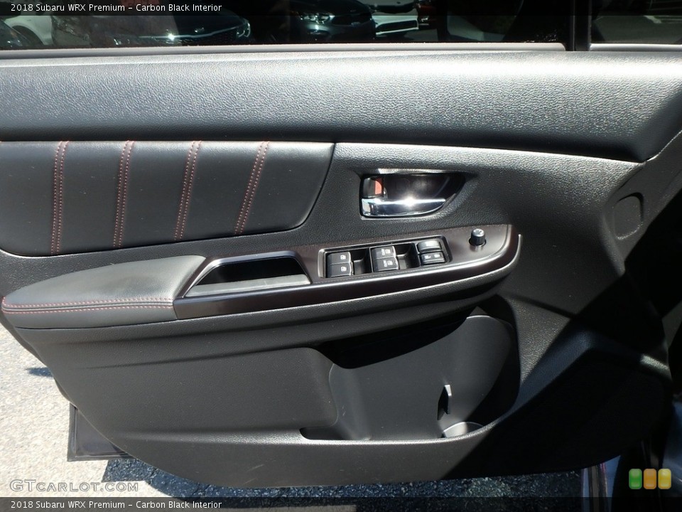 Carbon Black Interior Door Panel for the 2018 Subaru WRX Premium #133844119