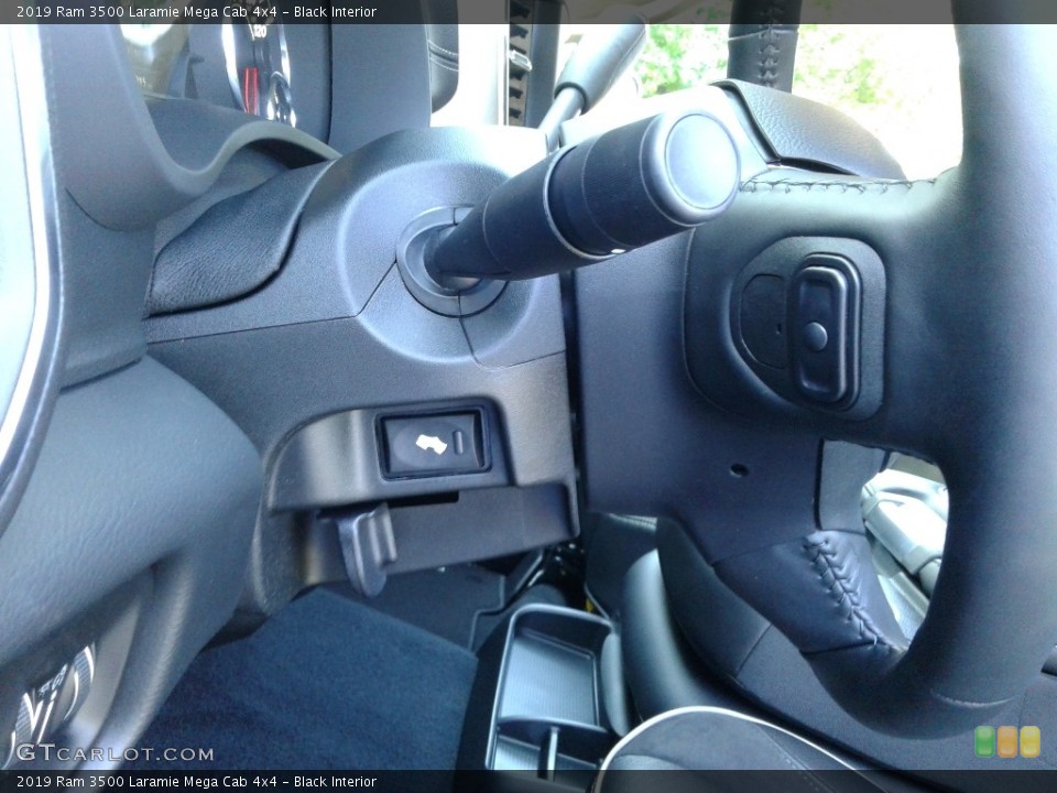 Black Interior Controls for the 2019 Ram 3500 Laramie Mega Cab 4x4 #133857163