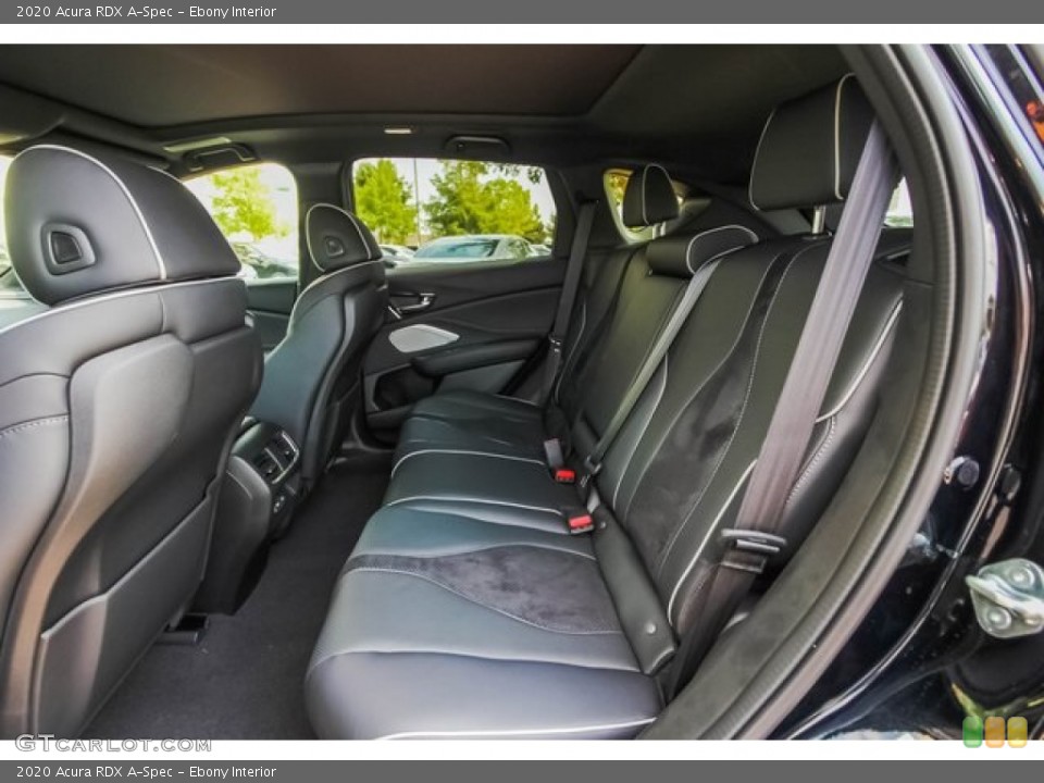 Ebony Interior Rear Seat for the 2020 Acura RDX A-Spec #133867711