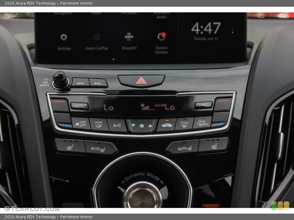 Parchment Interior Controls for the 2020 Acura RDX Technology #133867984