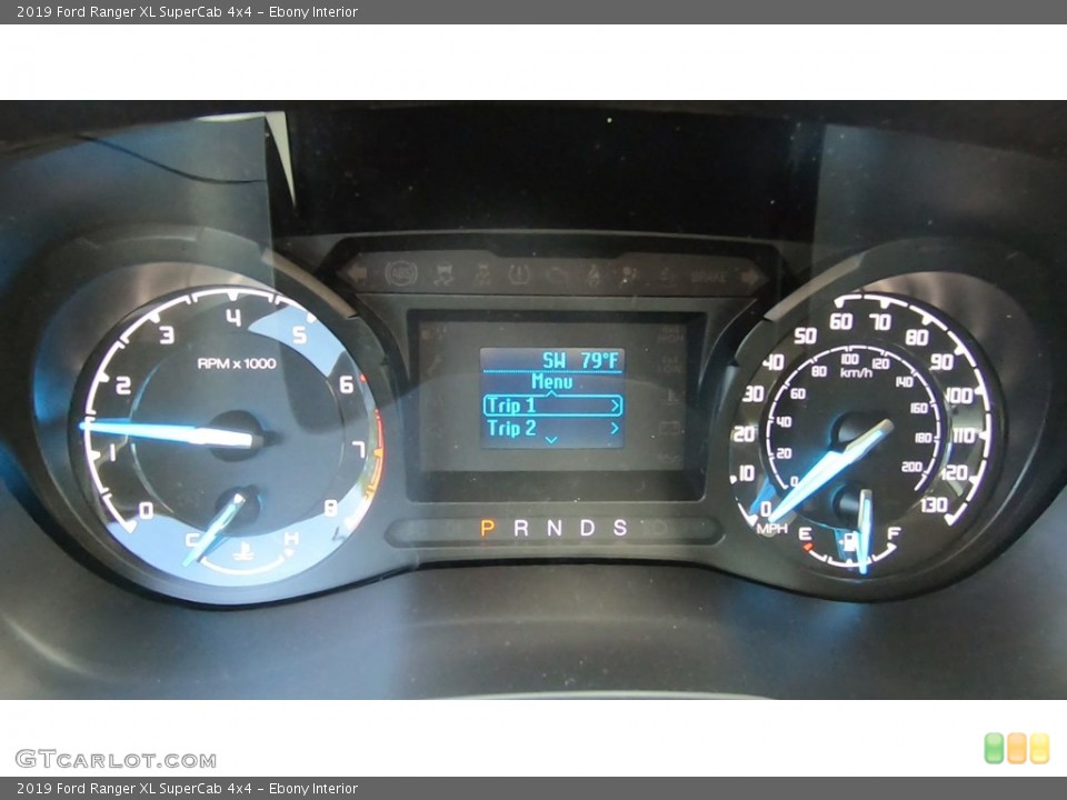 Ebony Interior Gauges for the 2019 Ford Ranger XL SuperCab 4x4 #133869811