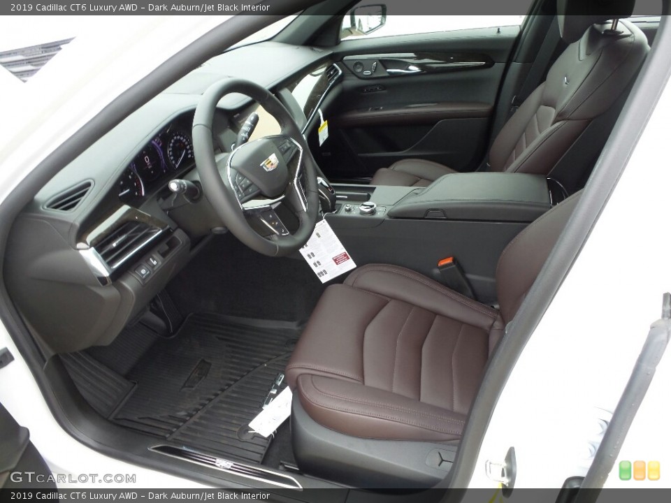 Dark Auburn/Jet Black Interior Photo for the 2019 Cadillac CT6 Luxury AWD #133882710