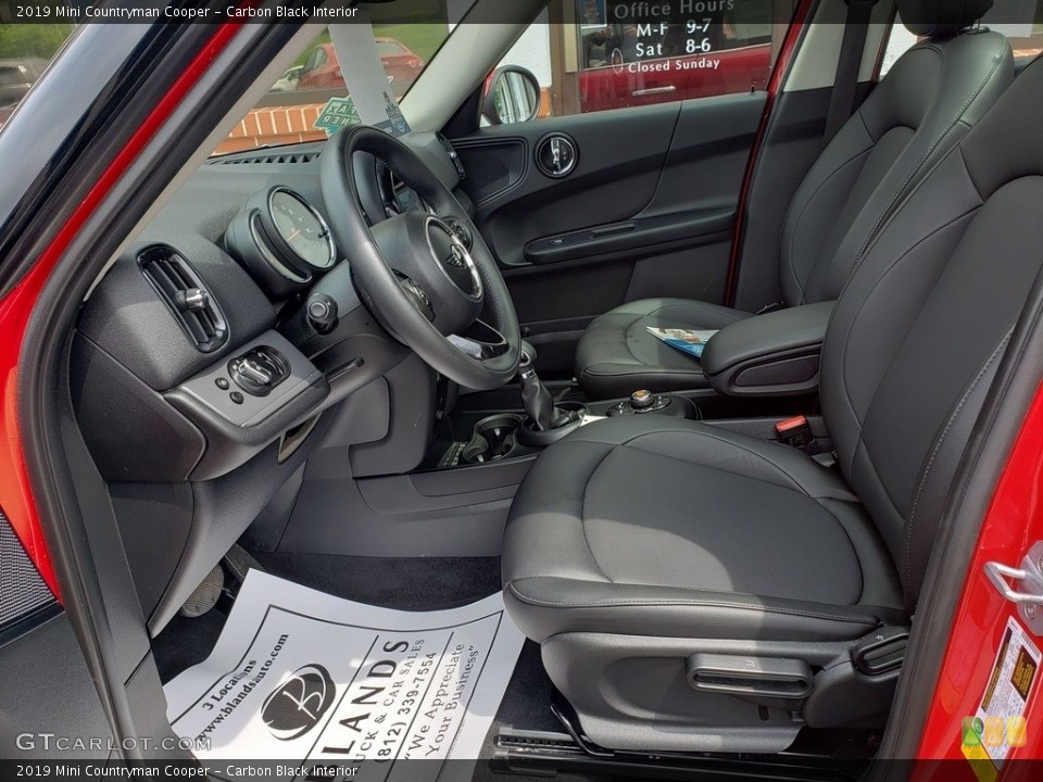 Carbon Black Interior Front Seat for the 2019 Mini Countryman Cooper #133885221