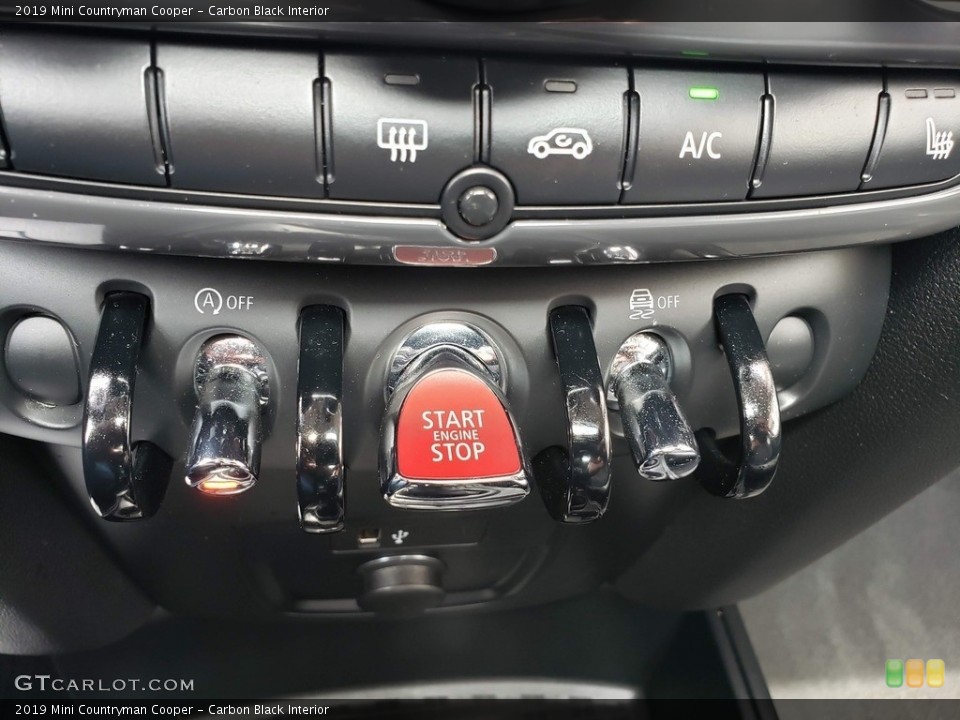 Carbon Black Interior Controls for the 2019 Mini Countryman Cooper #133885590