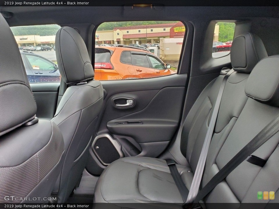 Black Interior Rear Seat for the 2019 Jeep Renegade Latitude 4x4 #133887774