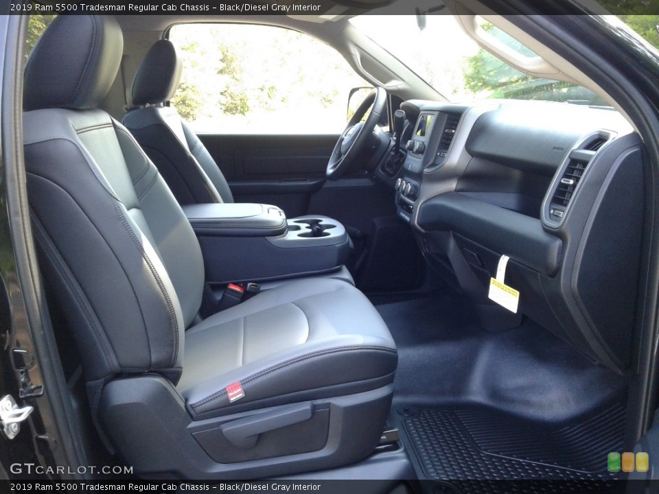 Black/Diesel Gray Interior Photo for the 2019 Ram 5500 Tradesman Regular Cab Chassis #133888902