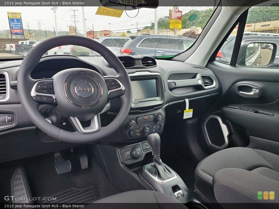 Black Interior Photo for the 2019 Jeep Renegade Sport 4x4 #133889115