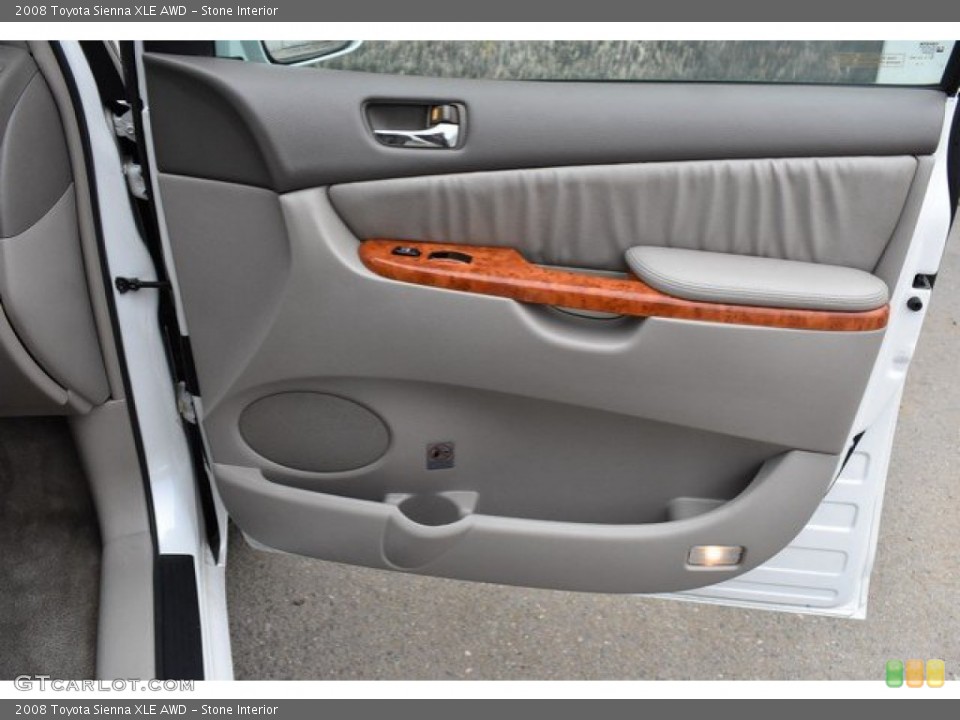 Stone Interior Door Panel for the 2008 Toyota Sienna XLE AWD #133893024