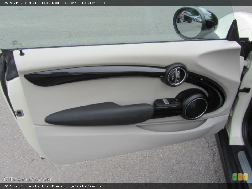 Lounge Satellite Gray Interior Door Panel for the 2015 Mini Cooper S Hardtop 2 Door #133903148
