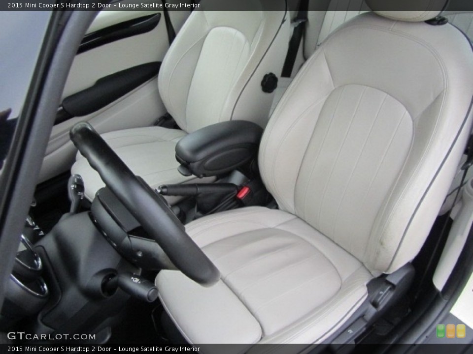 Lounge Satellite Gray Interior Front Seat for the 2015 Mini Cooper S Hardtop 2 Door #133903166