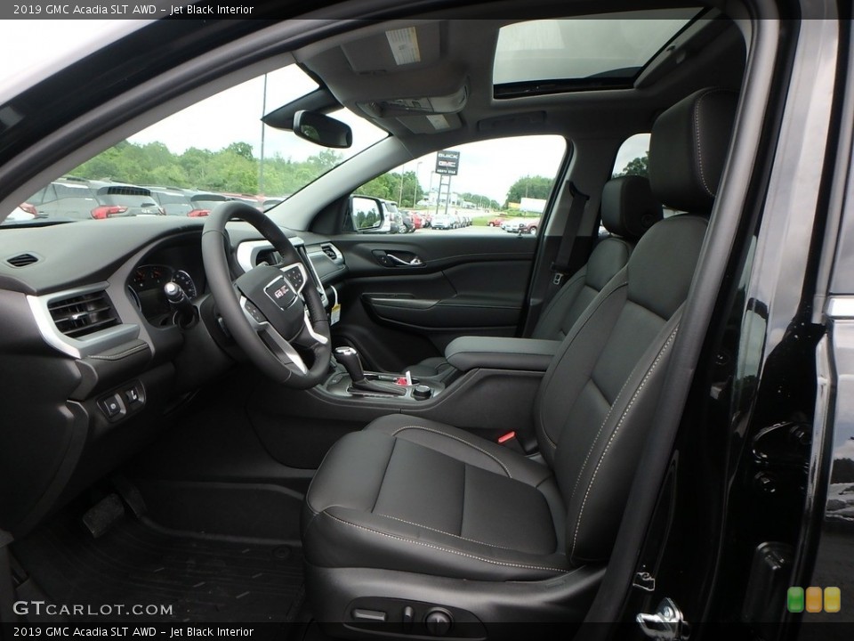 Jet Black Interior Photo for the 2019 GMC Acadia SLT AWD #133905164