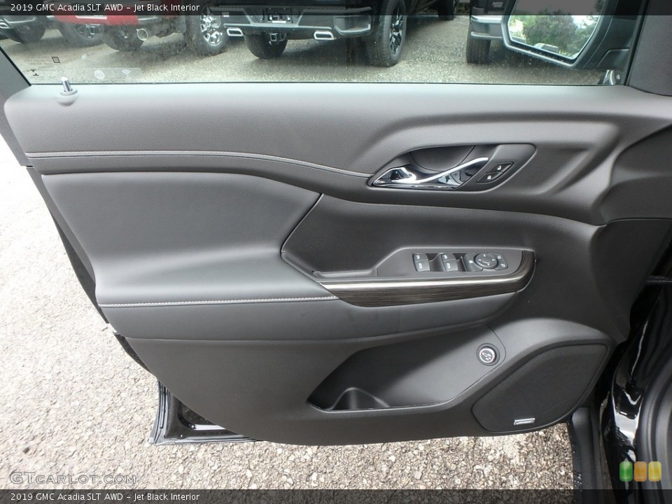 Jet Black Interior Door Panel for the 2019 GMC Acadia SLT AWD #133905248