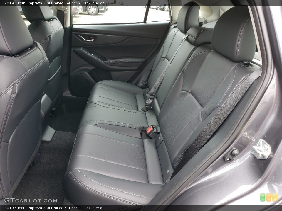 Black Interior Rear Seat for the 2019 Subaru Impreza 2.0i Limited 5-Door #133906328