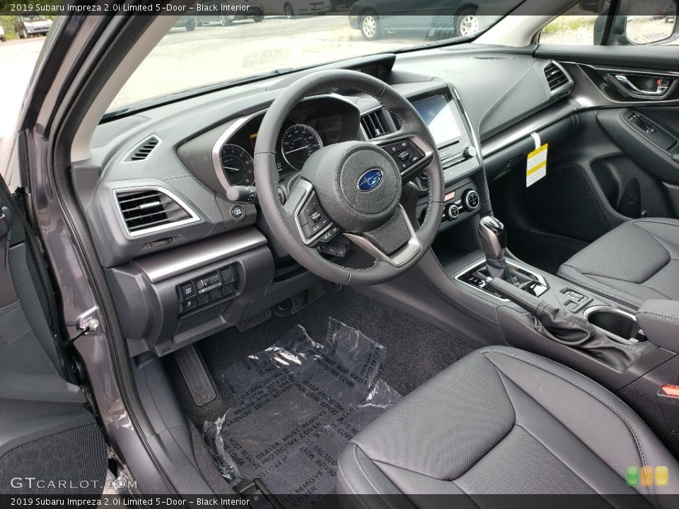 Black Interior Photo for the 2019 Subaru Impreza 2.0i Limited 5-Door #133906361