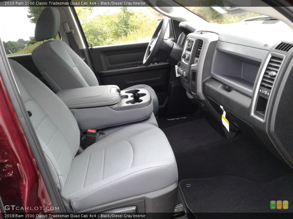 Black/Diesel Gray Interior Photo for the 2019 Ram 1500 Classic Tradesman Quad Cab 4x4 #133907340