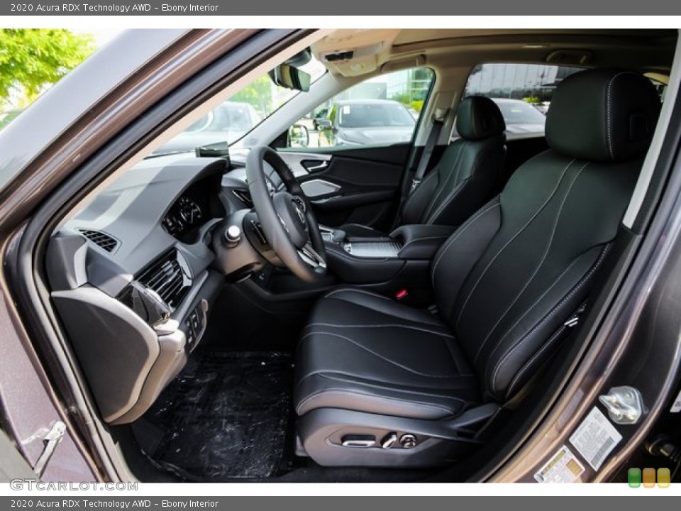 Ebony Interior Front Seat for the 2020 Acura RDX Technology AWD #133912028