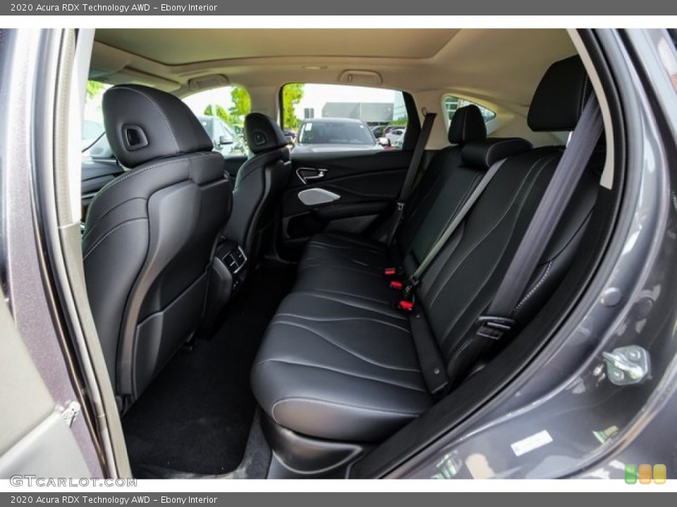 Ebony Interior Rear Seat for the 2020 Acura RDX Technology AWD #133912061