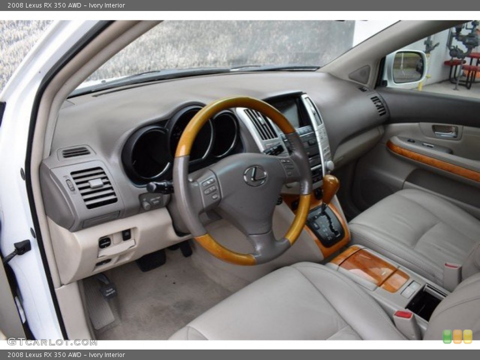 Ivory Interior Front Seat for the 2008 Lexus RX 350 AWD #133915950