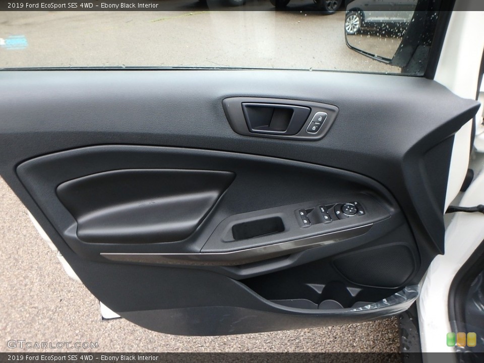 Ebony Black Interior Door Panel for the 2019 Ford EcoSport SES 4WD #133917989