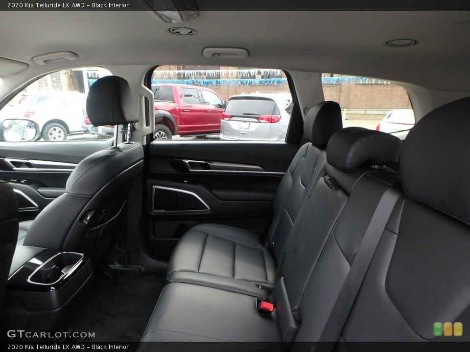 Black Interior Rear Seat for the 2020 Kia Telluride LX AWD #133918163
