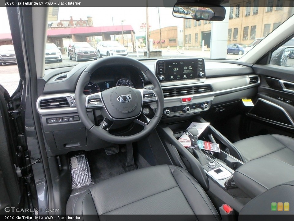 Black Interior Photo for the 2020 Kia Telluride LX AWD #133918166