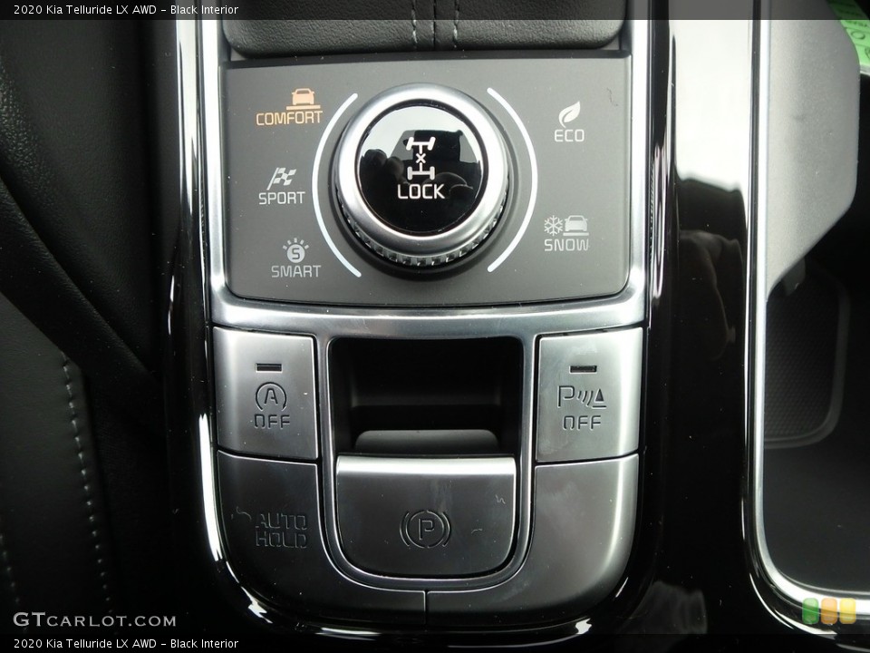 Black Interior Controls for the 2020 Kia Telluride LX AWD #133918181