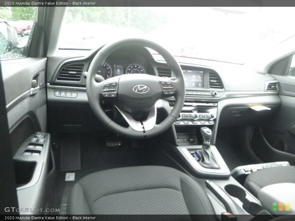 Black Interior Front Seat for the 2020 Hyundai Elantra Value Edition #133939036