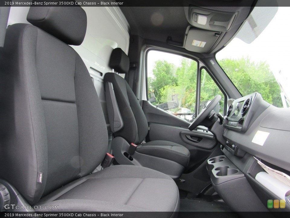 Black Interior Photo for the 2019 Mercedes-Benz Sprinter 3500XD Cab Chassis #133939681