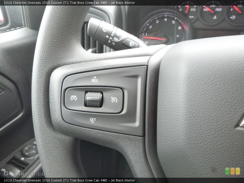 Jet Black Interior Steering Wheel for the 2019 Chevrolet Silverado 1500 Custom Z71 Trail Boss Crew Cab 4WD #133948933