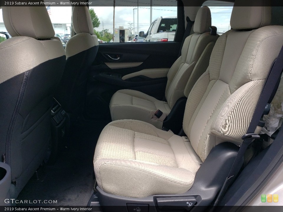 Warm Ivory Interior Rear Seat for the 2019 Subaru Ascent Premium #133949773
