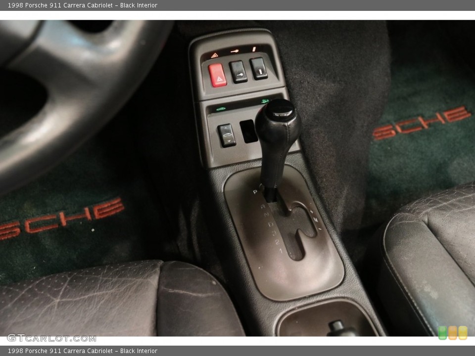 Black Interior Transmission for the 1998 Porsche 911 Carrera Cabriolet #133951042