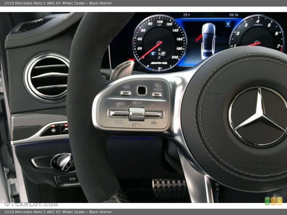 Black Interior Steering Wheel for the 2019 Mercedes-Benz S AMG 63 4Matic Sedan #133952287