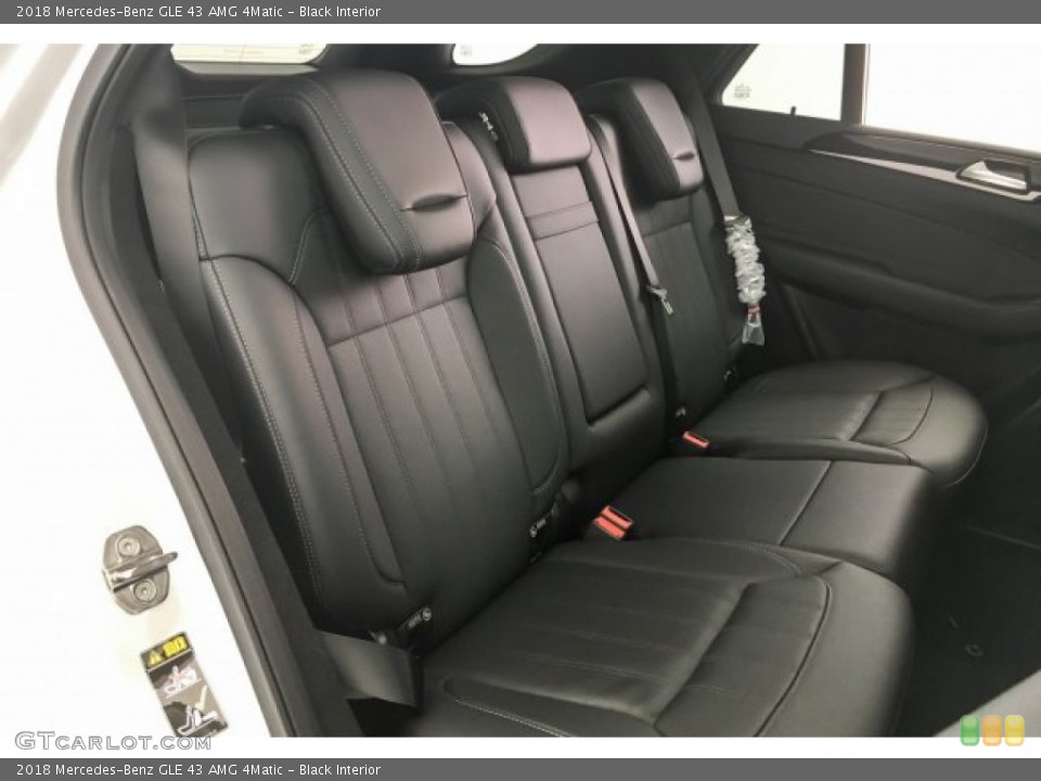 Black Interior Rear Seat for the 2018 Mercedes-Benz GLE 43 AMG 4Matic #133970452