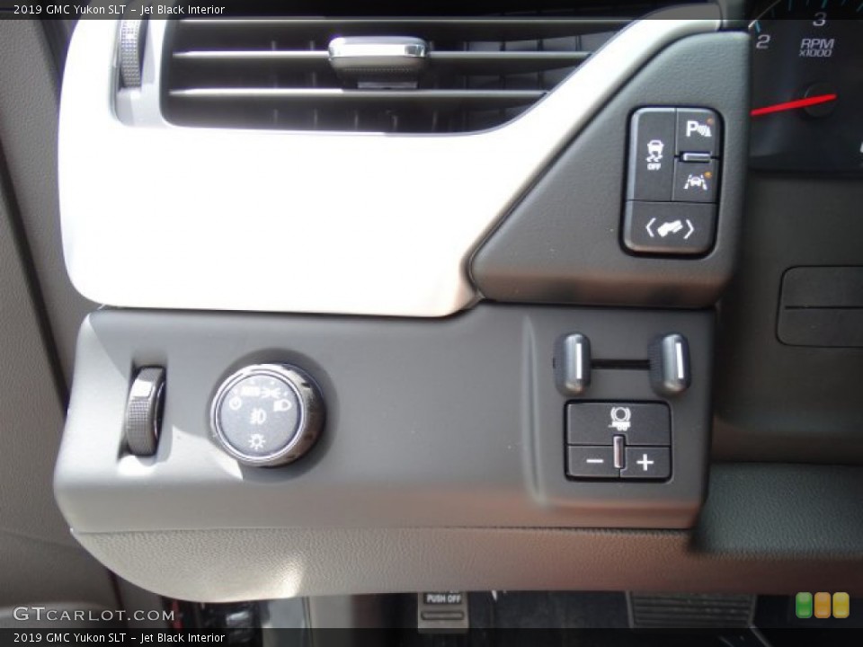 Jet Black Interior Controls for the 2019 GMC Yukon SLT #133972258