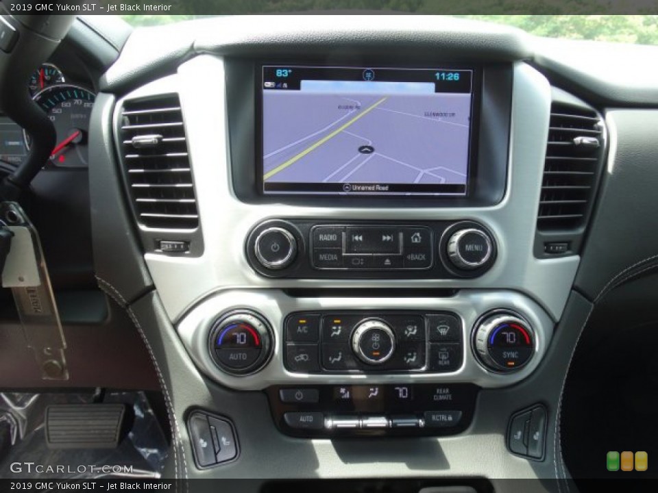 Jet Black Interior Navigation for the 2019 GMC Yukon SLT #133972345