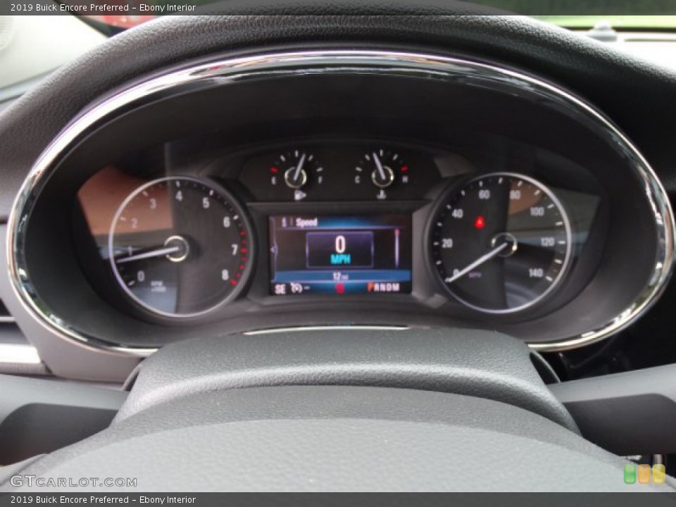 Ebony Interior Gauges for the 2019 Buick Encore Preferred #133977499