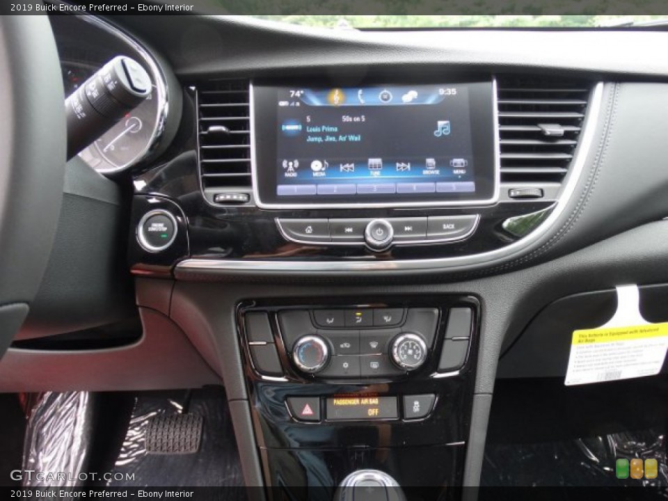 Ebony Interior Controls for the 2019 Buick Encore Preferred #133977508