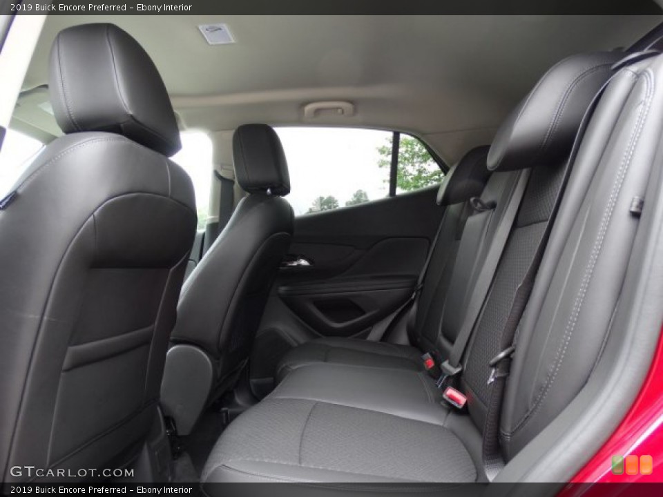Ebony Interior Rear Seat for the 2019 Buick Encore Preferred #133977544