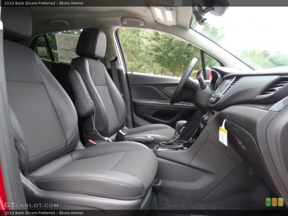 Ebony Interior Front Seat for the 2019 Buick Encore Preferred #133977580