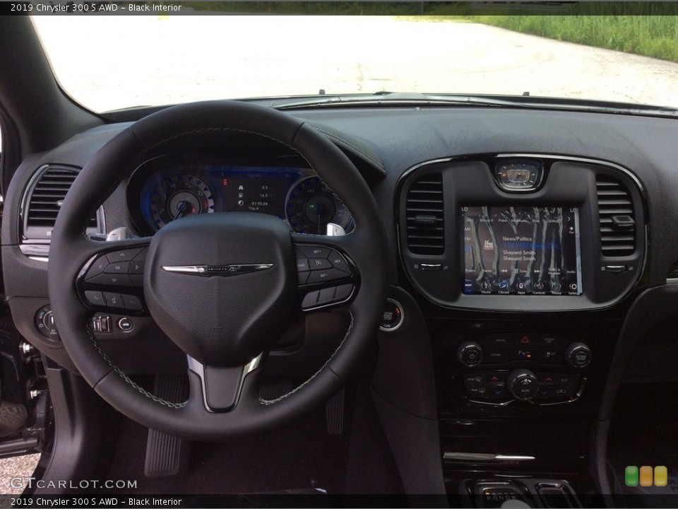 Black Interior Steering Wheel for the 2019 Chrysler 300 S AWD #133998930