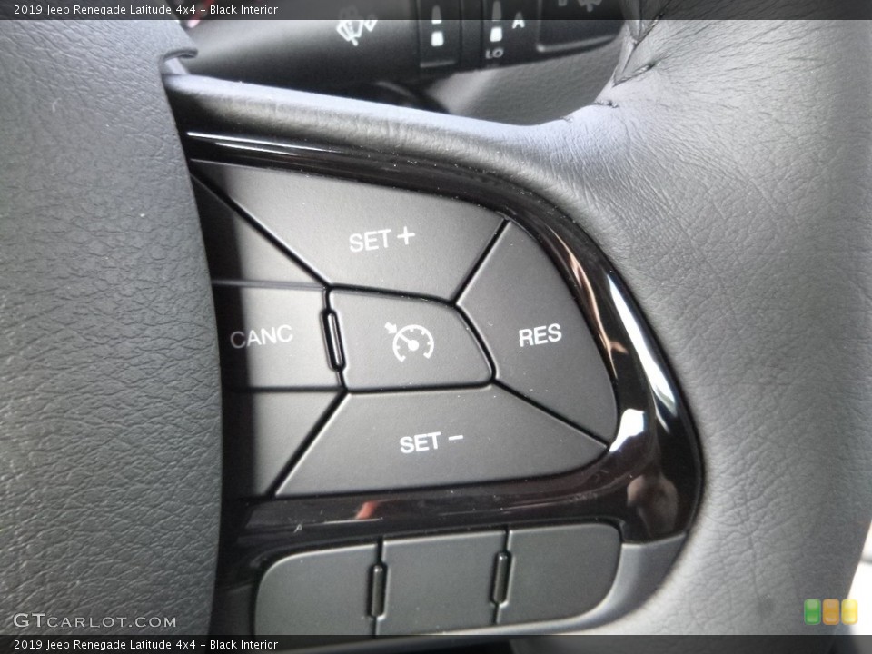 Black Interior Steering Wheel for the 2019 Jeep Renegade Latitude 4x4 #134004777