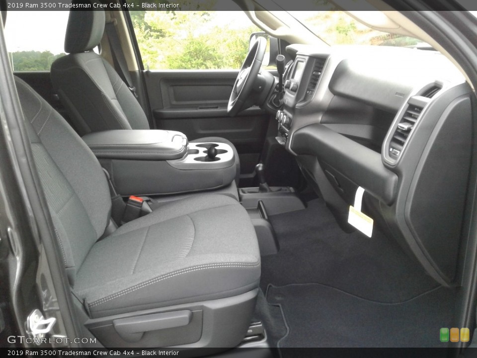 Black Interior Front Seat for the 2019 Ram 3500 Tradesman Crew Cab 4x4 #134007246