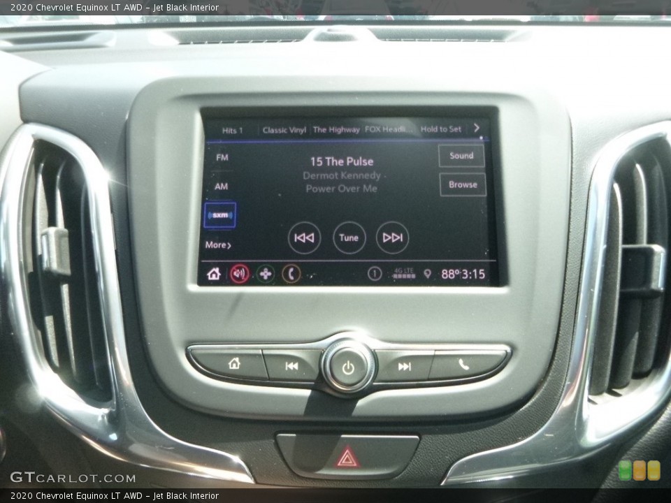 Jet Black Interior Controls for the 2020 Chevrolet Equinox LT AWD #134007867